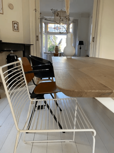 Eiken eettafel Ake – Rechthoek afbeelding 2