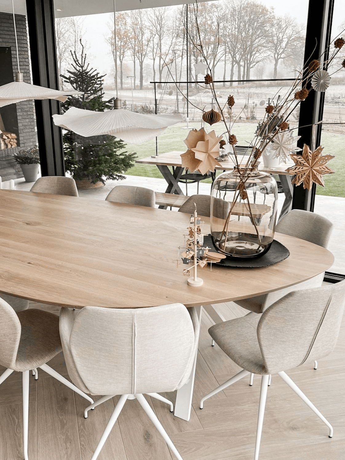 Kiezelvorm tafels