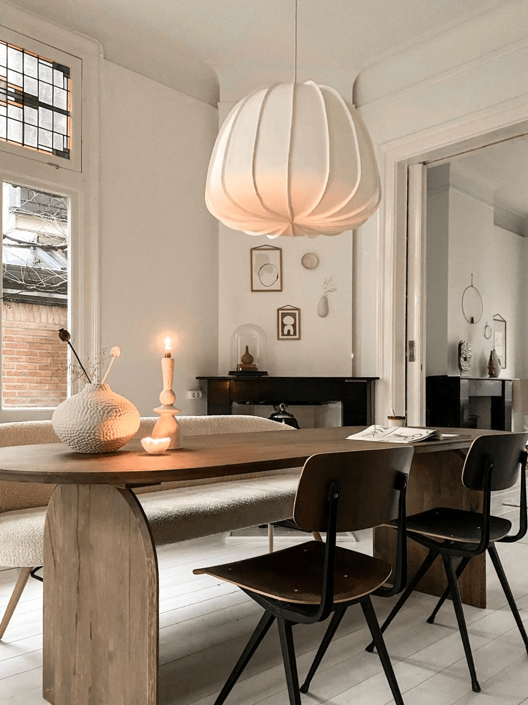 Plat ovale tafels