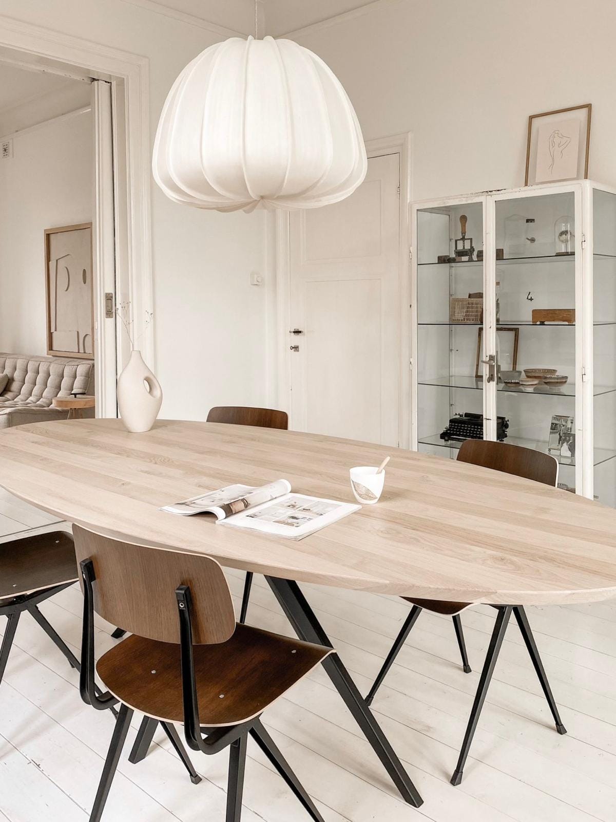 Eiken eettafel Elin – Ovaal afbeelding 5
