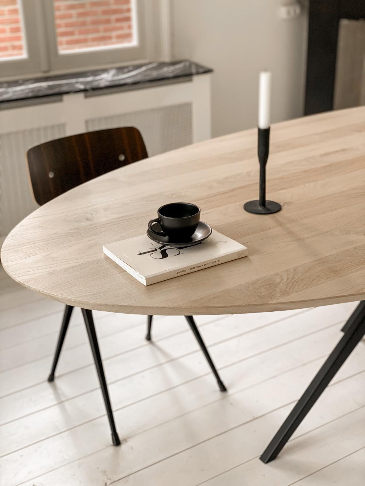 Eiken eettafel Elin – Ovaal afbeelding 7