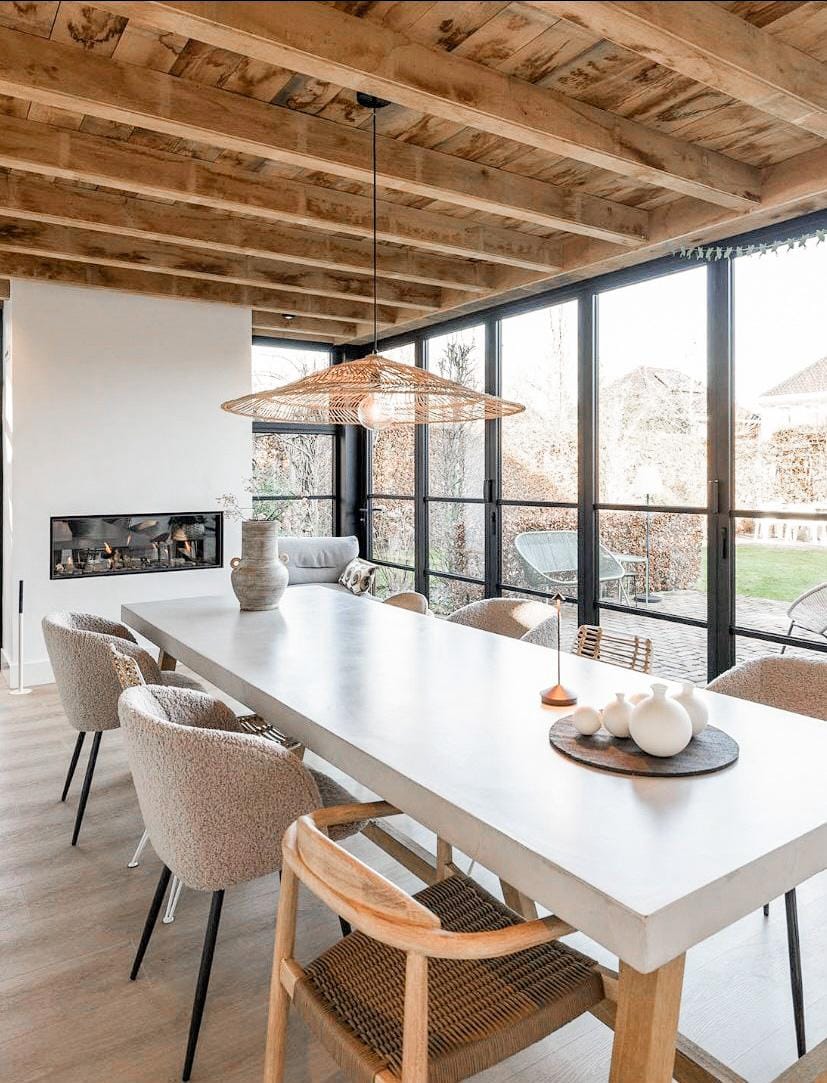 Betonlook tafel Felix – Rechthoekig afbeelding 3