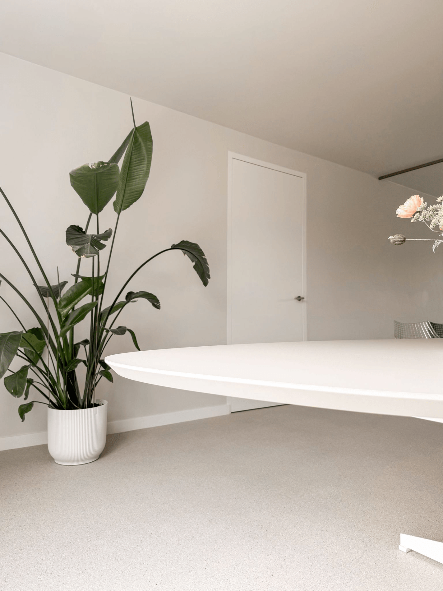 Kiezelvorm tafel