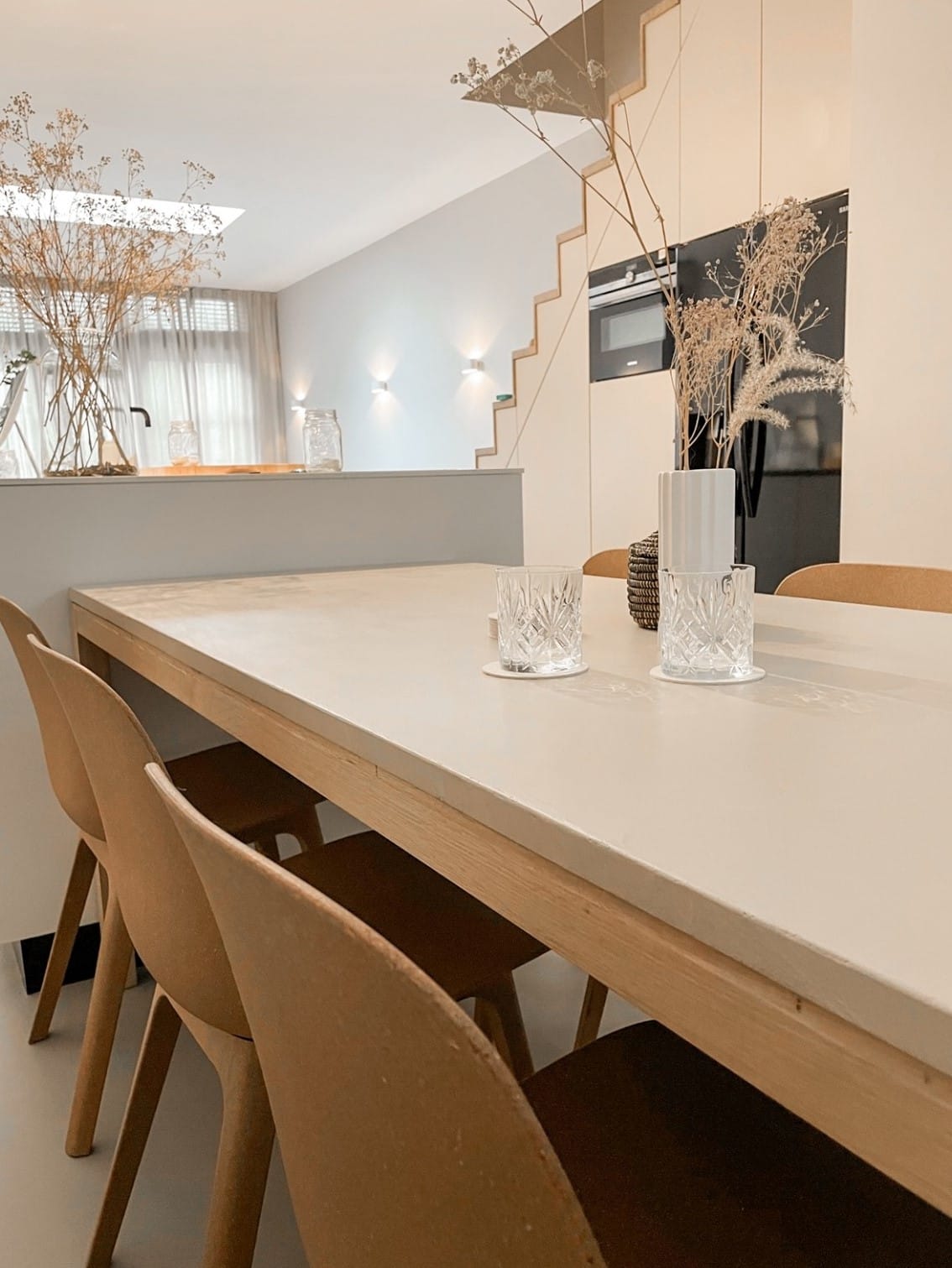Betonlook tafel Frey – Rechthoekig afbeelding 2