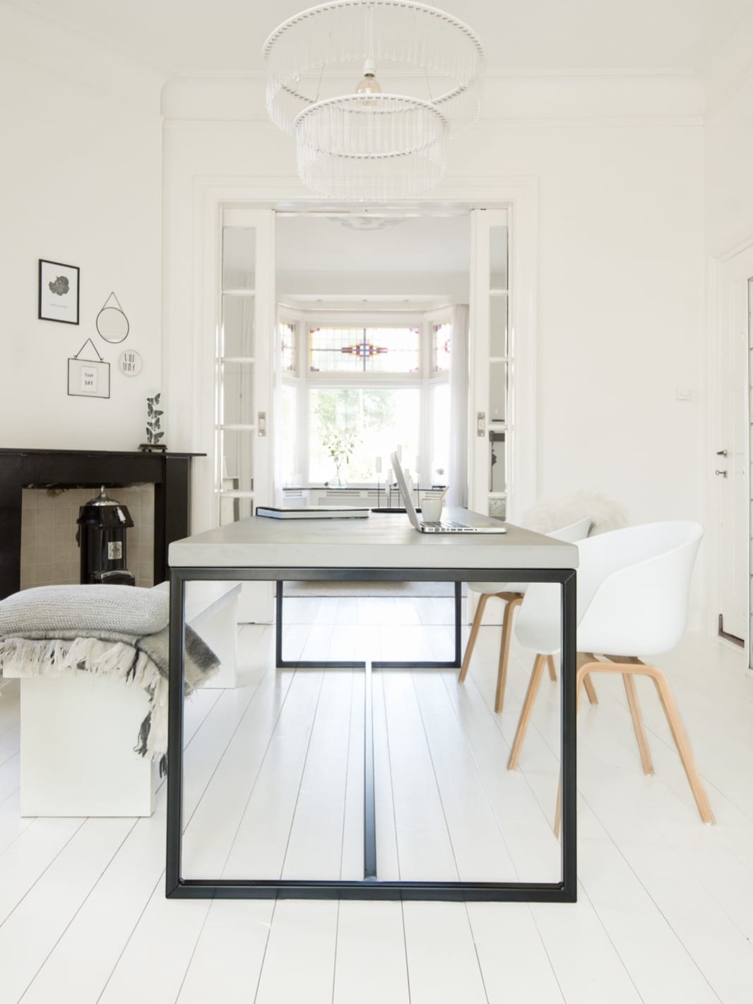 Betonlook tafel Igor – Rechthoekig afbeelding 5