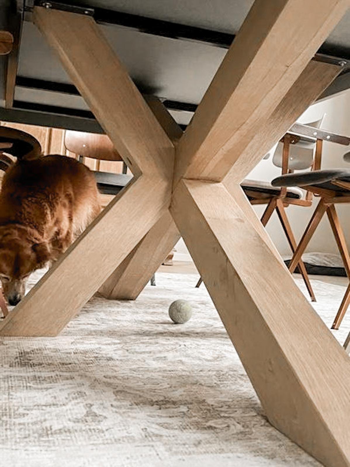 Betonlook tafel Joakim – Rechthoekig afbeelding 2