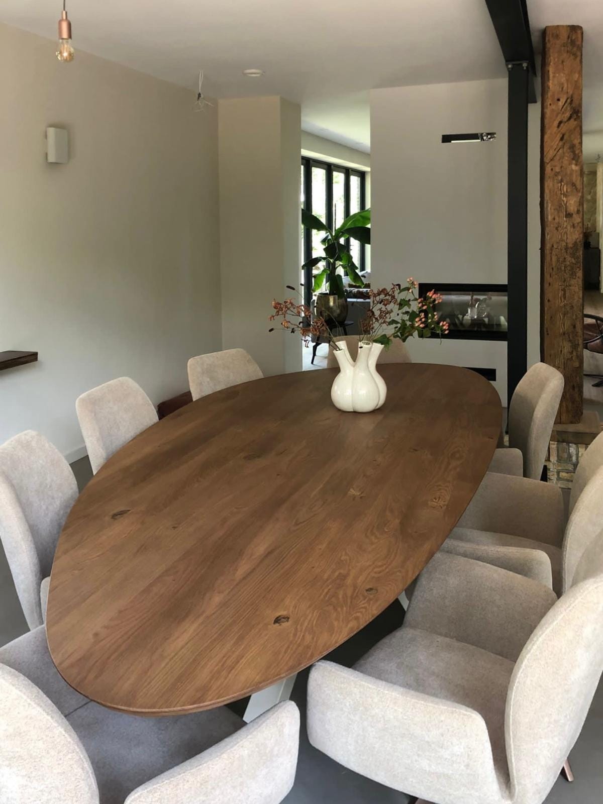 Eettafel Maya – Kiezelvorm afbeelding 4