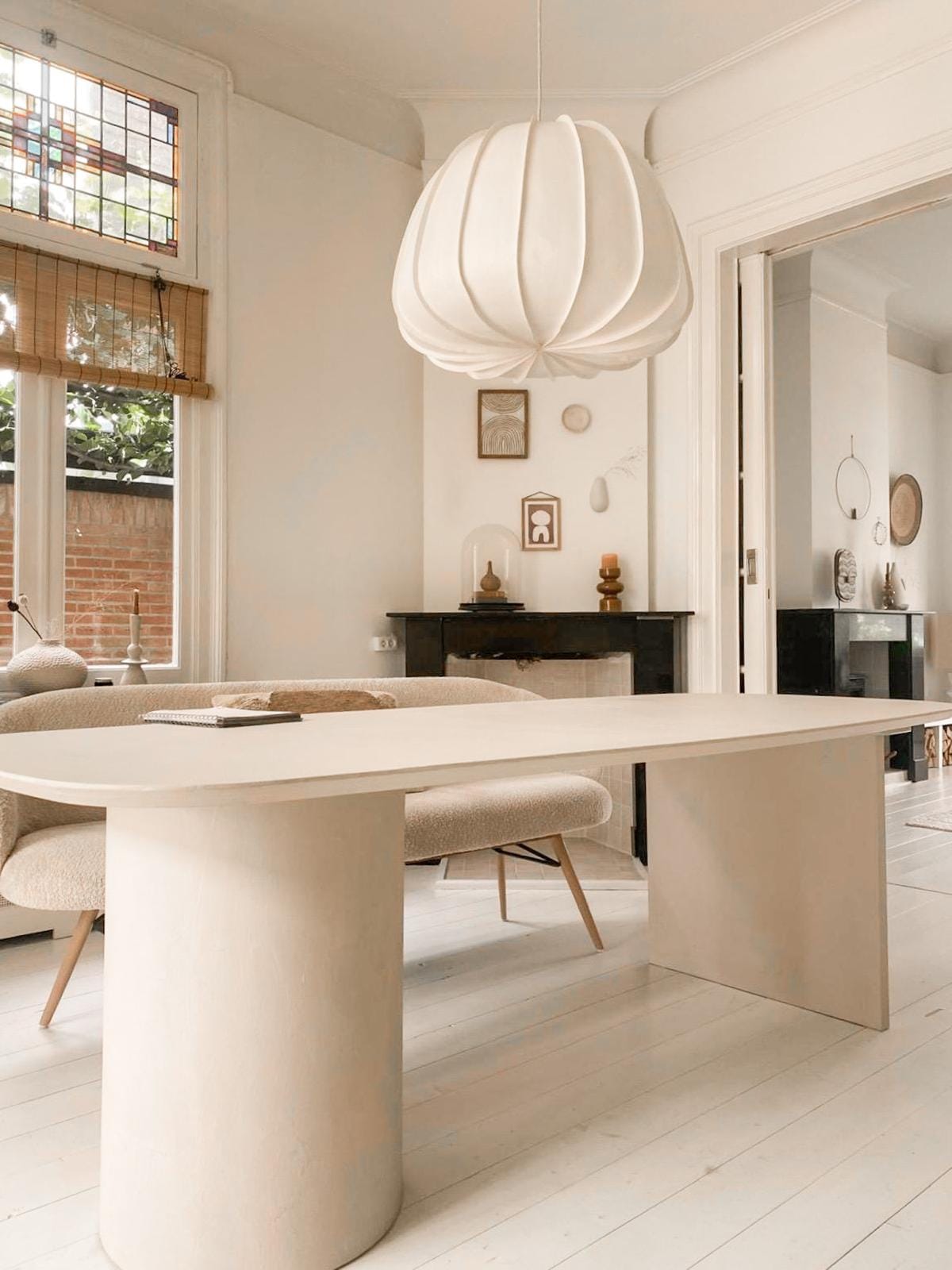 Betonlook tafel Mika – Deens ovaal afbeelding 2