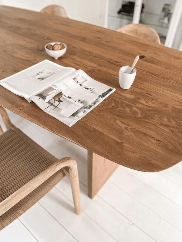 Eiken eettafel Odin – Deens ovaal afbeelding 2
