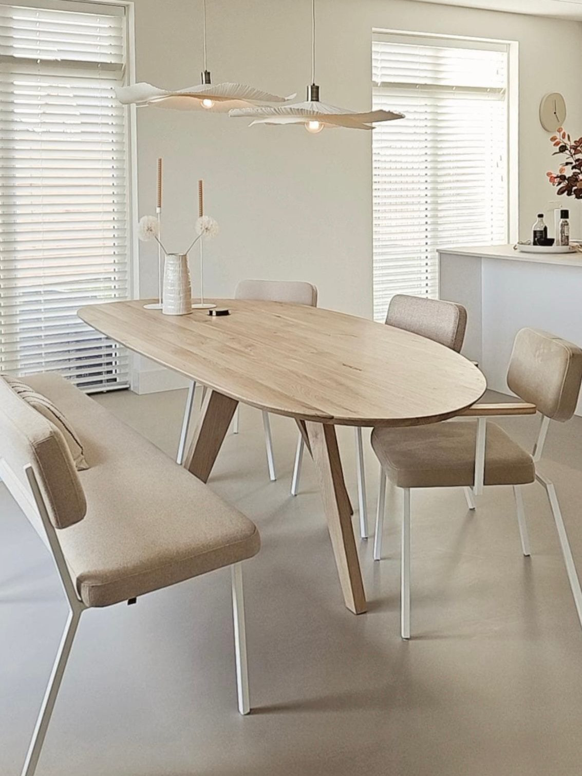 Organische Eiken Eettafels op Maat | Studio Lopped | Studio Lopped ...