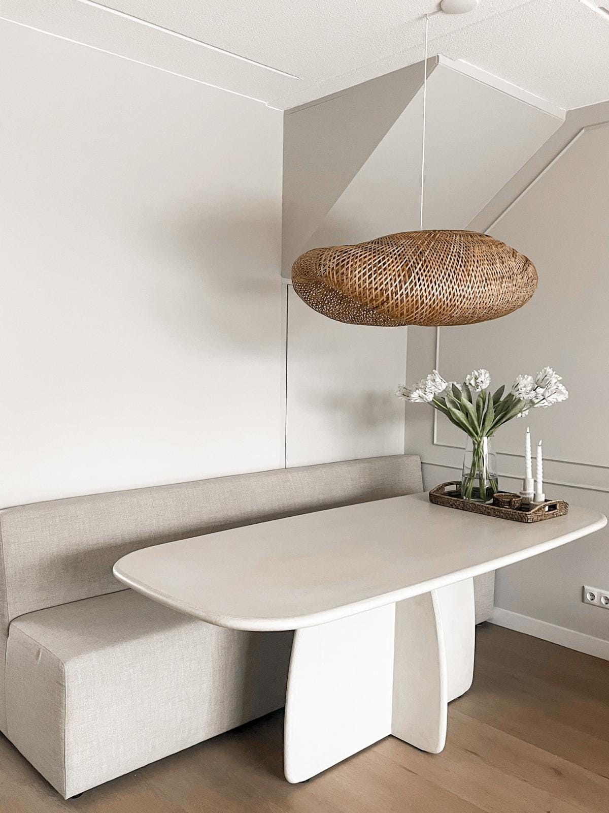 Betonlook tafel Sigurd - Deens ovaal afbeelding 2