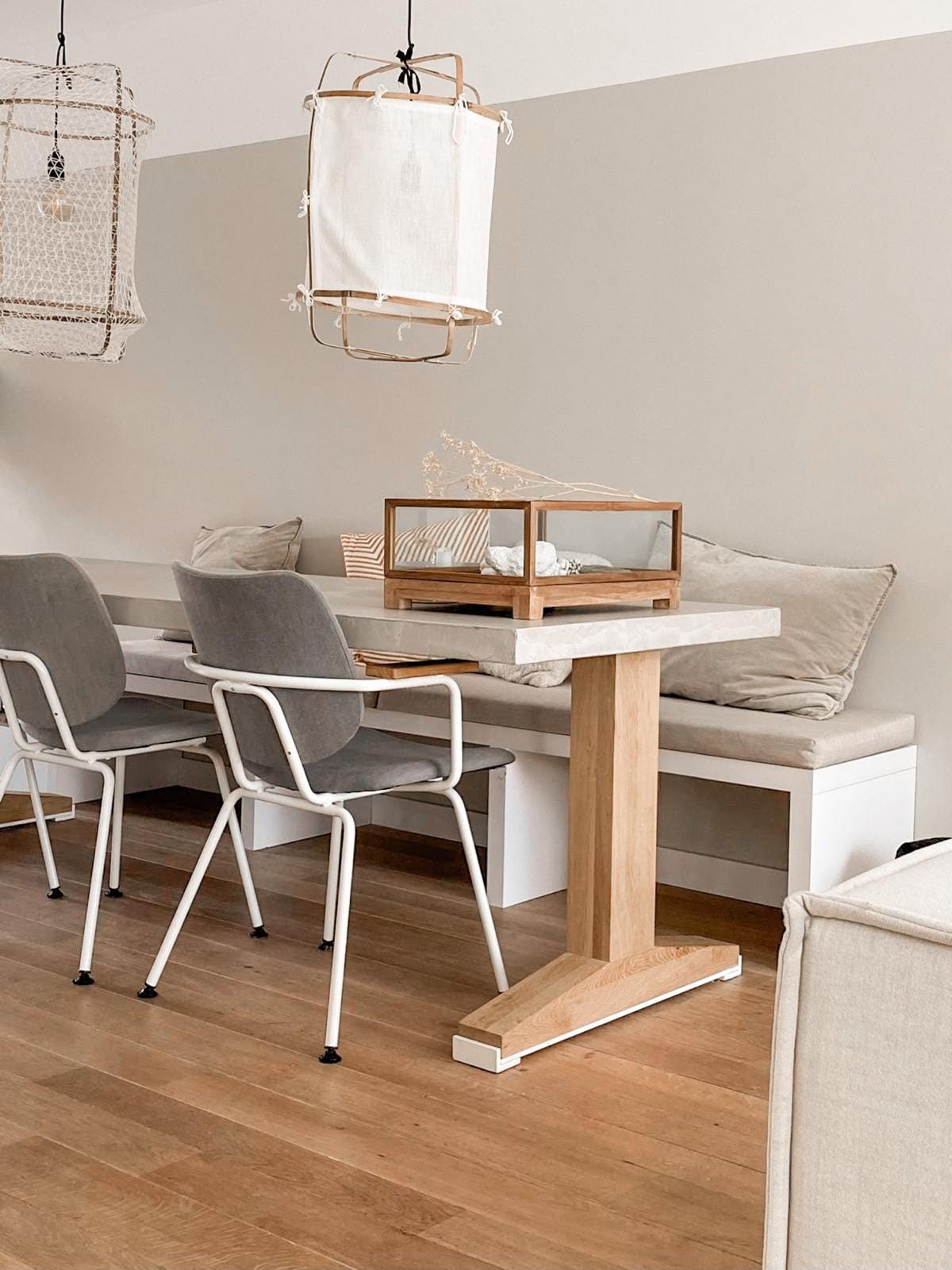 Betonlook tafel Valdemar – Rechthoekig afbeelding 2