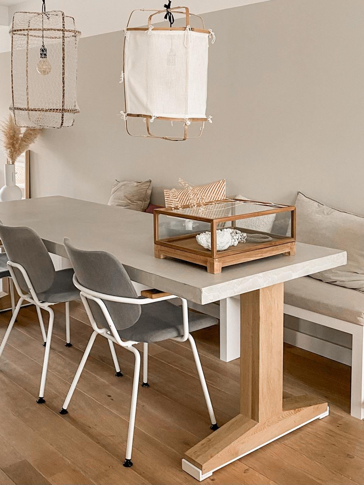 Betonlook tafel Valdemar – Rechthoekig afbeelding 3